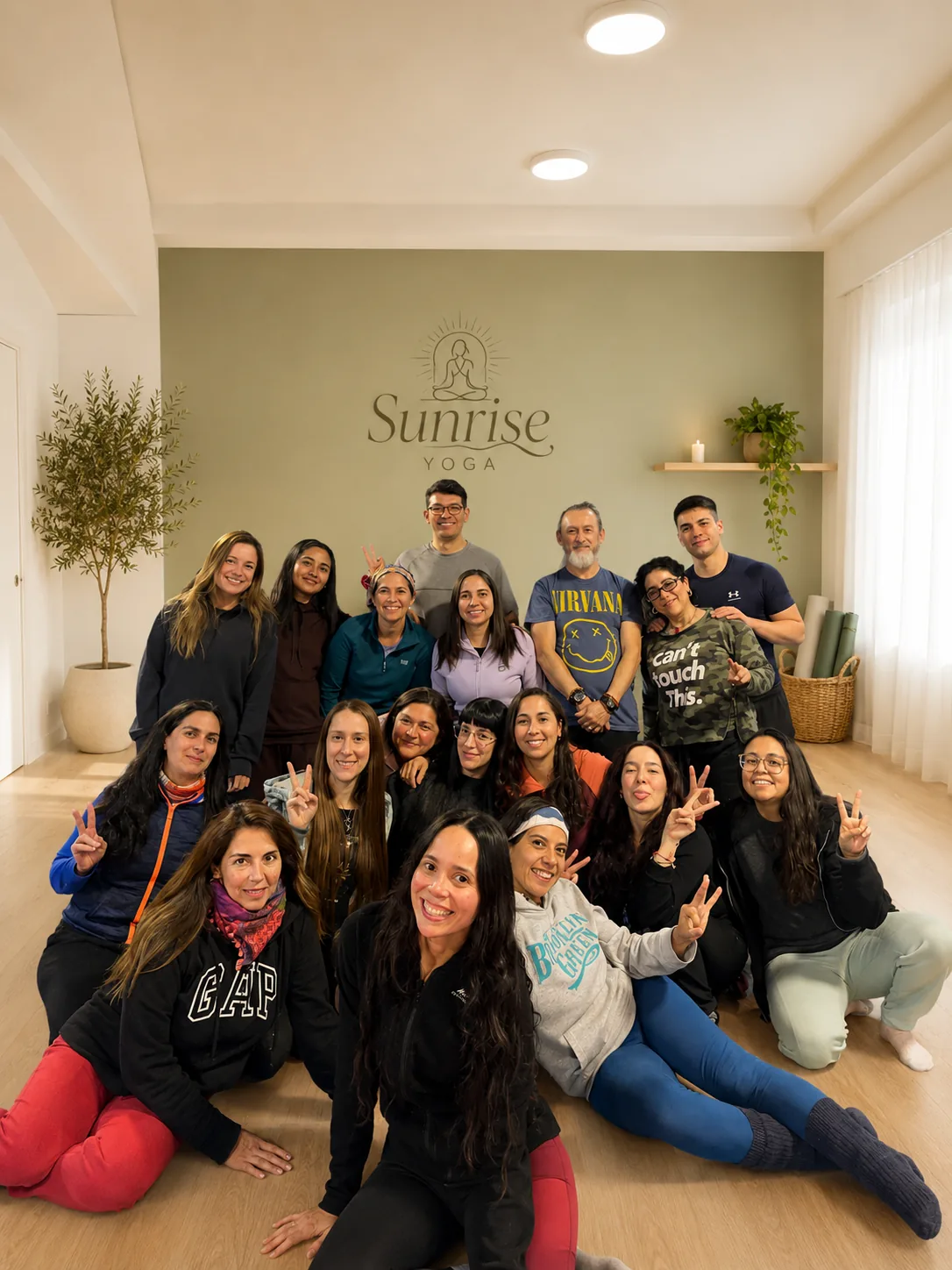 Clase de yoga